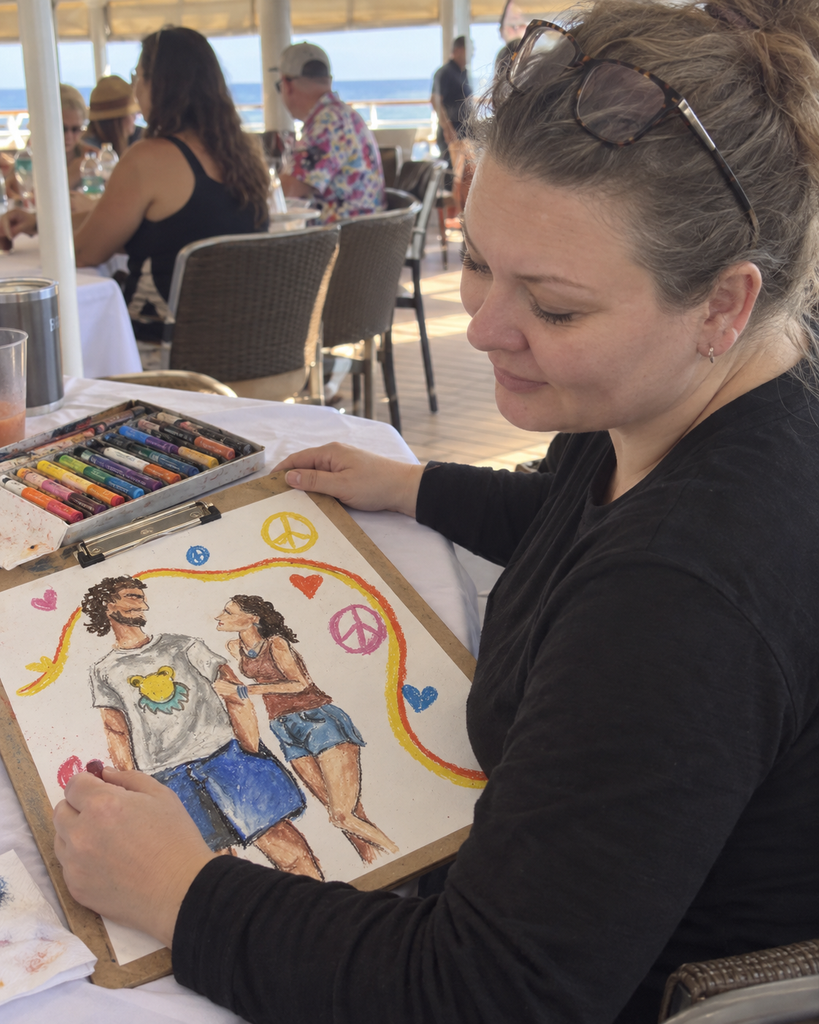 Creative wellness art event by Drawn to Her in New Jersey