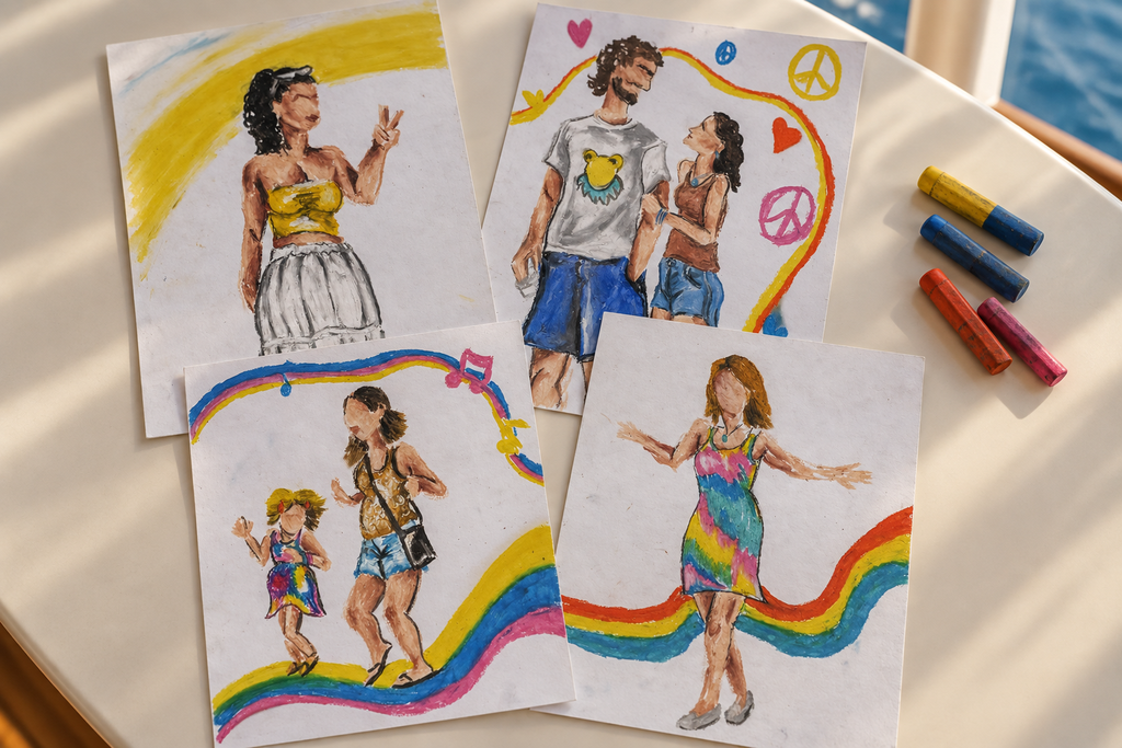 Creative wellness art event by Drawn to Her in New Jersey