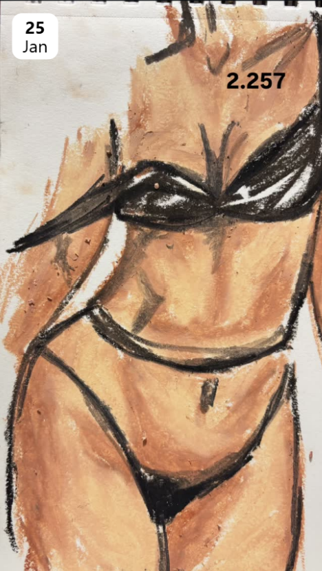 Drawn Daily journal sketch by Esin Değirmencioğlu