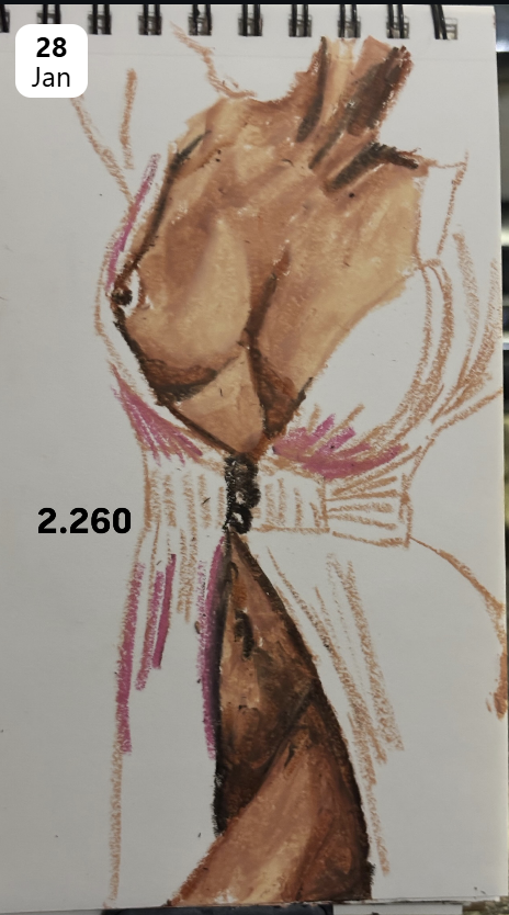 Drawn Daily journal sketch by Esin Değirmencioğlu