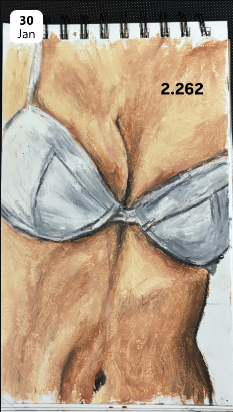 Drawn Daily journal sketch by Esin Değirmencioğlu
