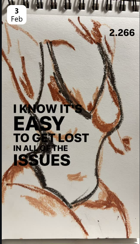 Drawn Daily journal sketch by Esin Değirmencioğlu