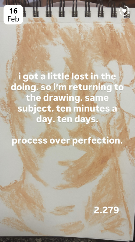 Drawn Daily journal sketch by Esin Değirmencioğlu