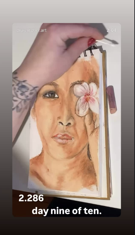 Drawn Daily journal sketch by Esin Değirmencioğlu