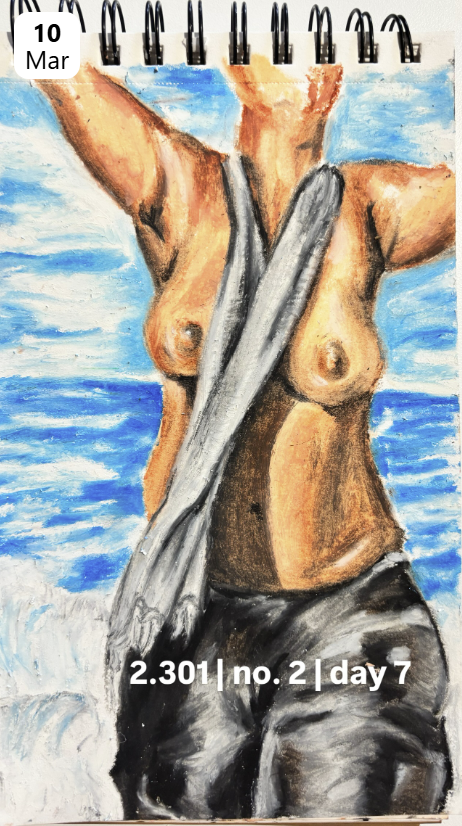 Drawn Daily journal sketch by Esin Değirmencioğlu