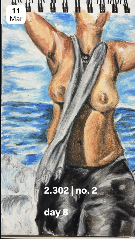 Drawn Daily journal sketch by Esin Değirmencioğlu
