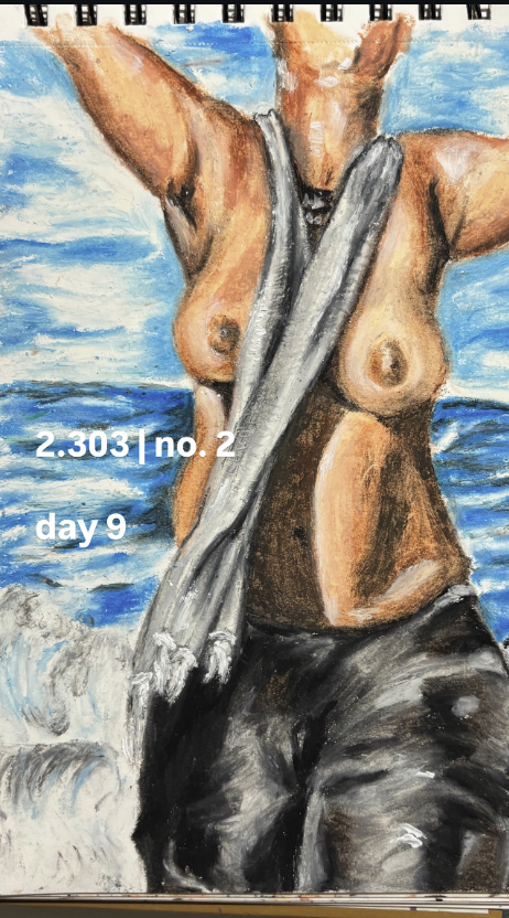 Drawn Daily journal sketch by Esin Değirmencioğlu