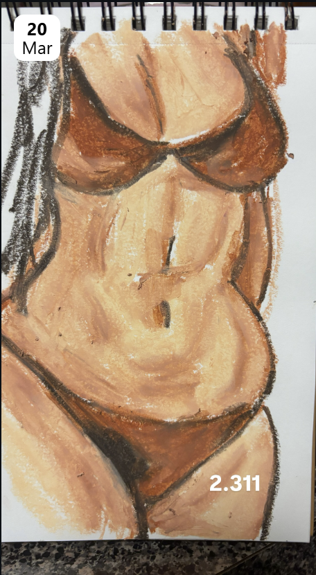 Drawn Daily journal sketch by Esin Değirmencioğlu
