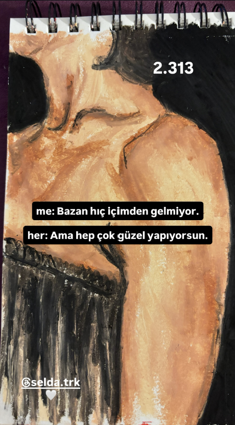 Drawn Daily journal sketch by Esin Değirmencioğlu