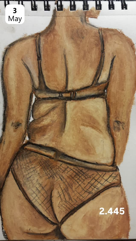 Drawn Daily journal sketch by Esin Değirmencioğlu
