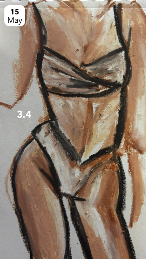 Drawn Daily journal sketch by Esin Değirmencioğlu
