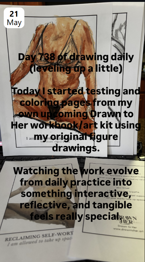 Drawn Daily journal sketch by Esin Değirmencioğlu