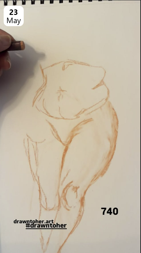Drawn Daily journal sketch by Esin Değirmencioğlu