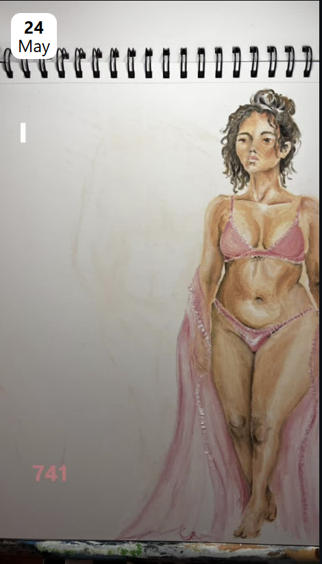 Drawn Daily journal sketch by Esin Değirmencioğlu
