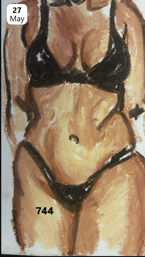 Drawn Daily journal sketch by Esin Değirmencioğlu