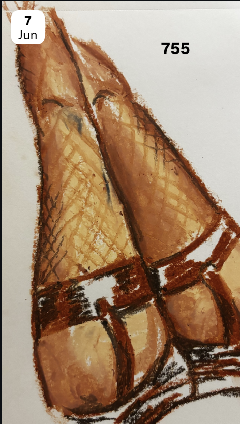 Drawn Daily journal sketch by Esin Değirmencioğlu