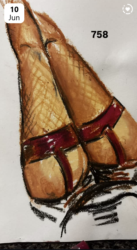 Drawn Daily journal sketch by Esin Değirmencioğlu