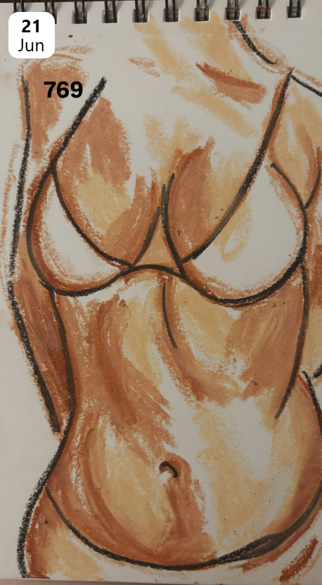 Drawn Daily journal sketch by Esin Değirmencioğlu