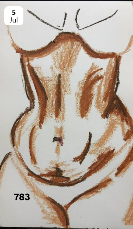 Drawn Daily journal sketch by Esin Değirmencioğlu