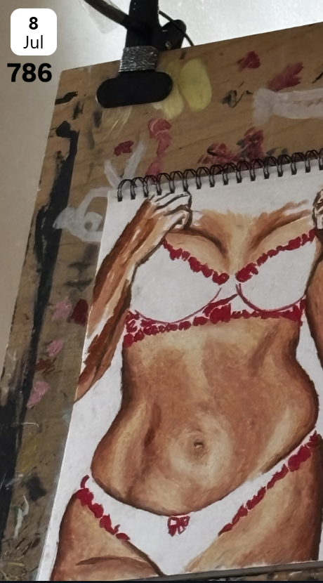 Drawn Daily journal sketch by Esin Değirmencioğlu