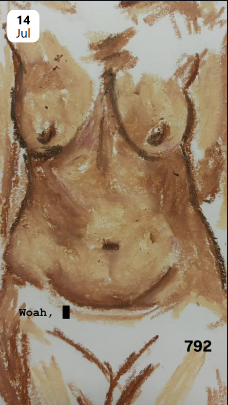 Drawn Daily journal sketch by Esin Değirmencioğlu