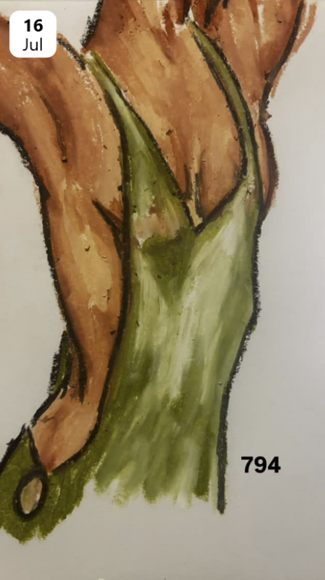 Drawn Daily journal sketch by Esin Değirmencioğlu