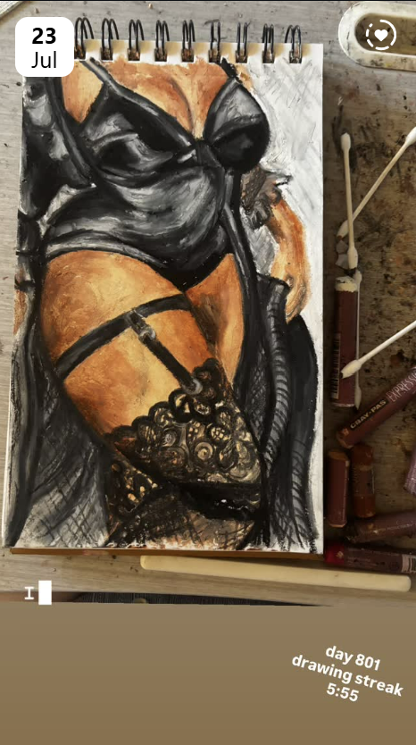 Drawn Daily journal sketch by Esin Değirmencioğlu