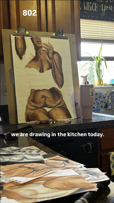 Drawn Daily journal sketch by Esin Değirmencioğlu