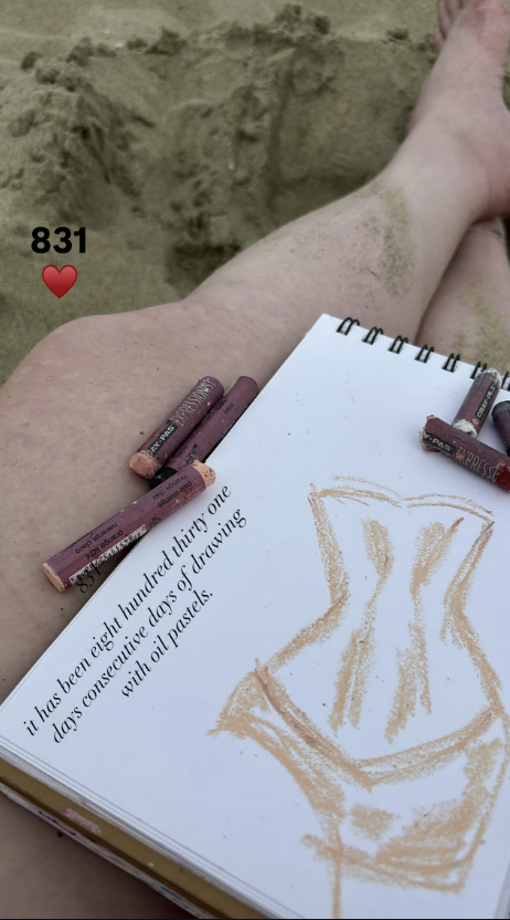 Drawn Daily journal sketch by Esin Değirmencioğlu